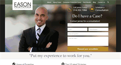 Desktop Screenshot of easonlawstl.com